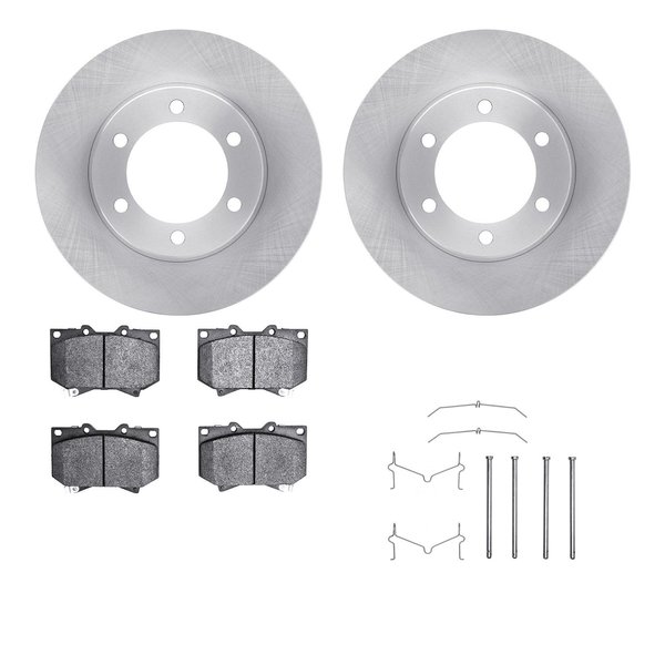 Dynamic Friction Co 6212-76001, Rotors with Heavy Duty Brake Pads includes Hardware 6212-76001